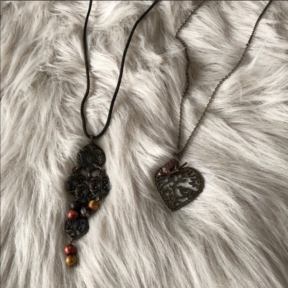 Two long necklaces